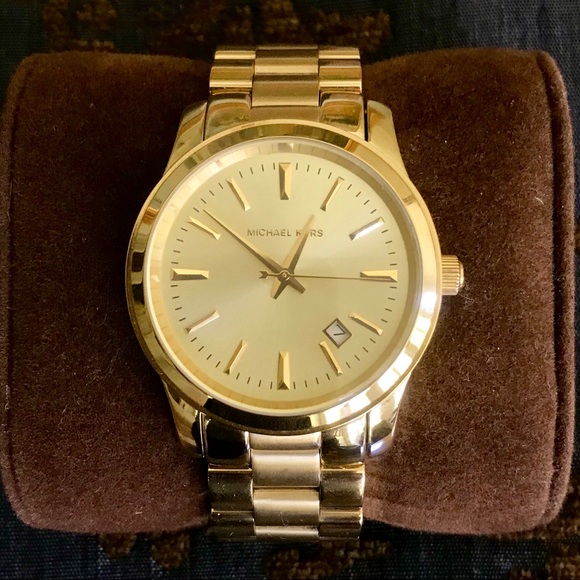 Michael Kors Mk 56 Gold Runway Watch 